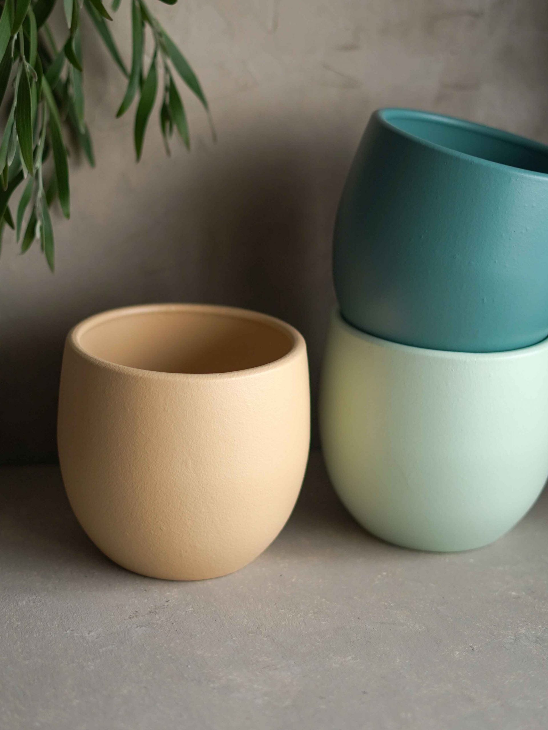 Vaso pintado - CerAmor Cerâmica