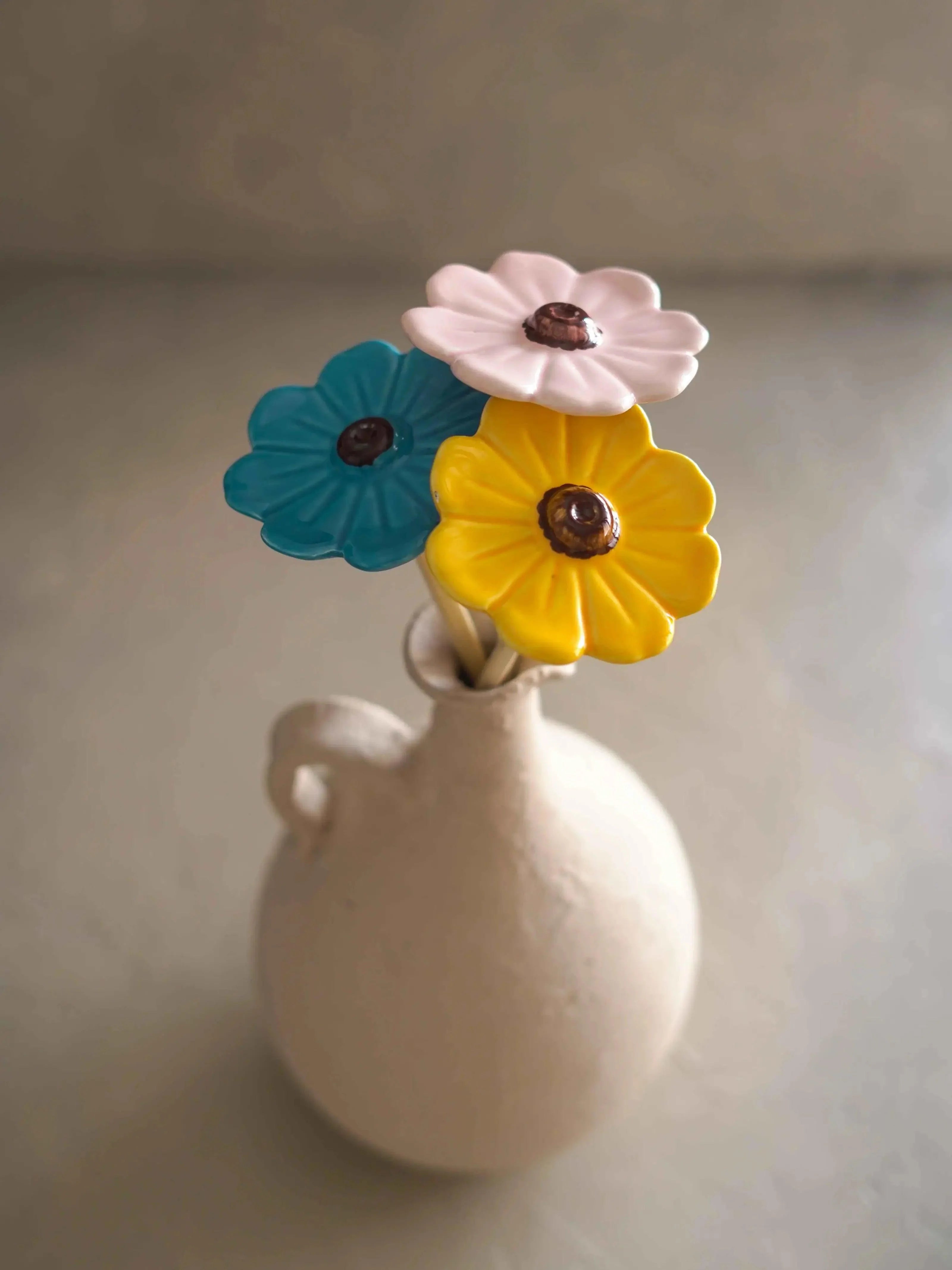 CerAmor Flores Ceramica - Flor de ceramica Malmequer