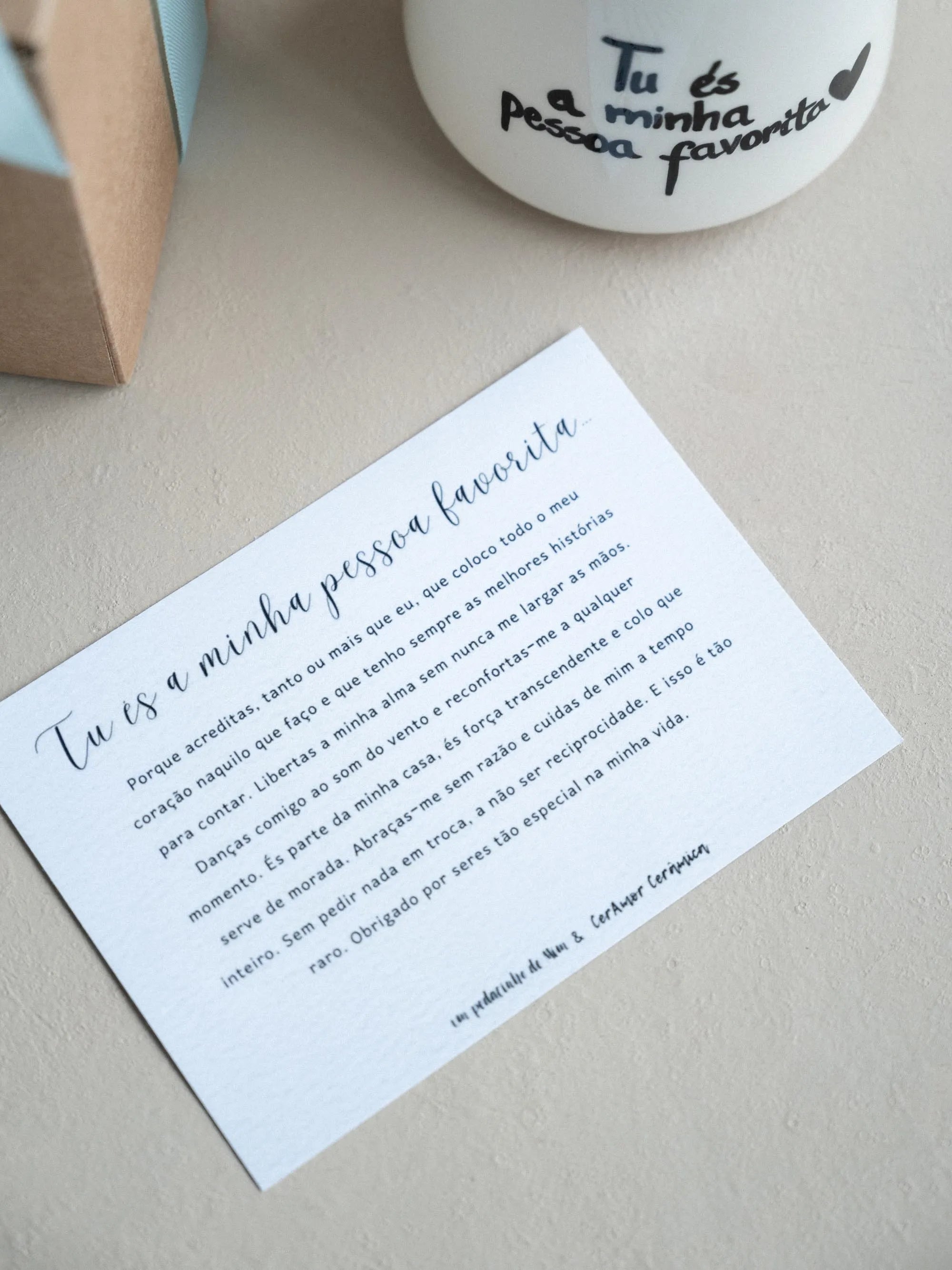 "You are my favorite person" mug box