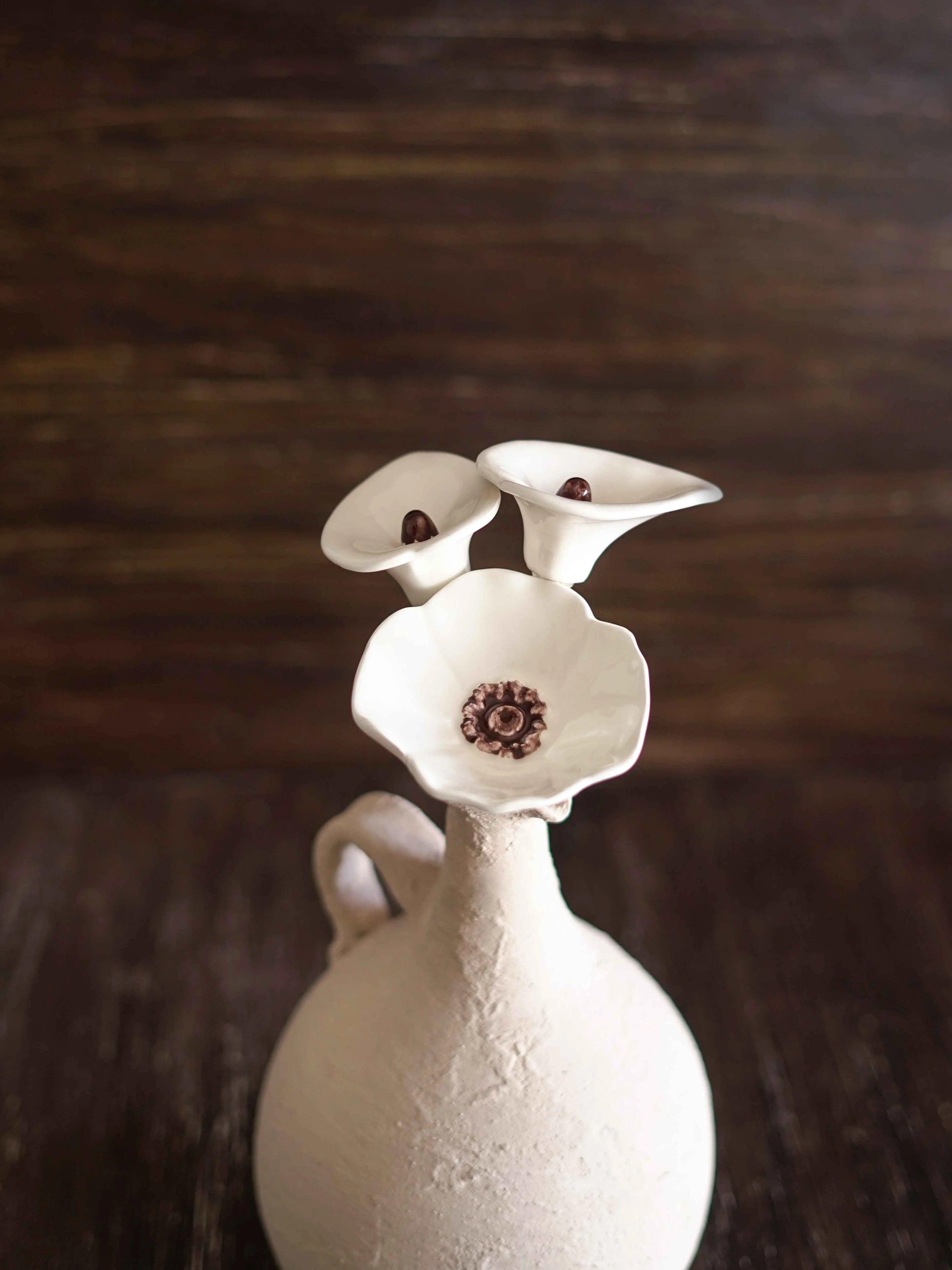 CerAmor Flores Ceramica - Flor de ceramica Jarro