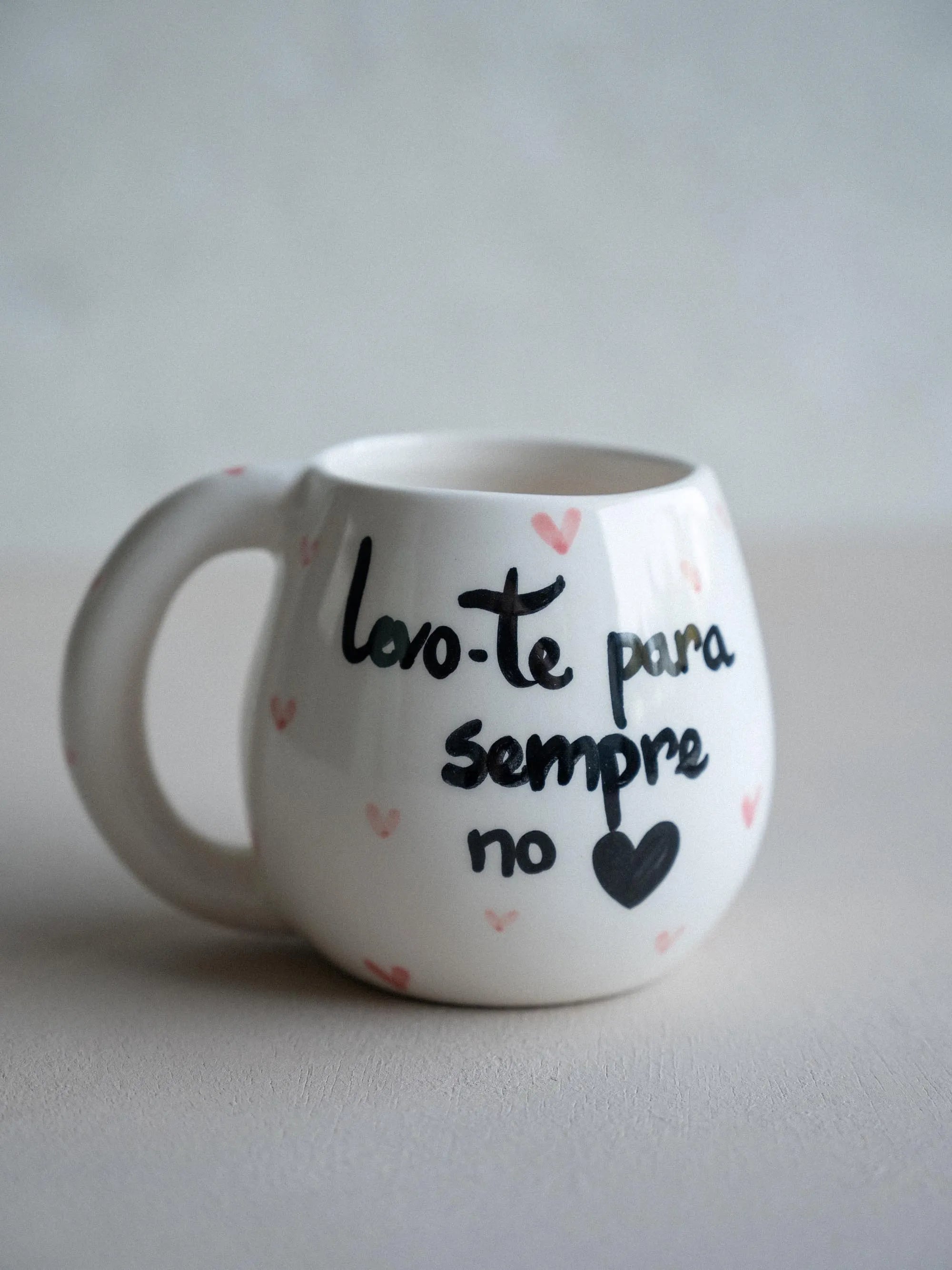 Caneca "Levo-te para sempre no coração"