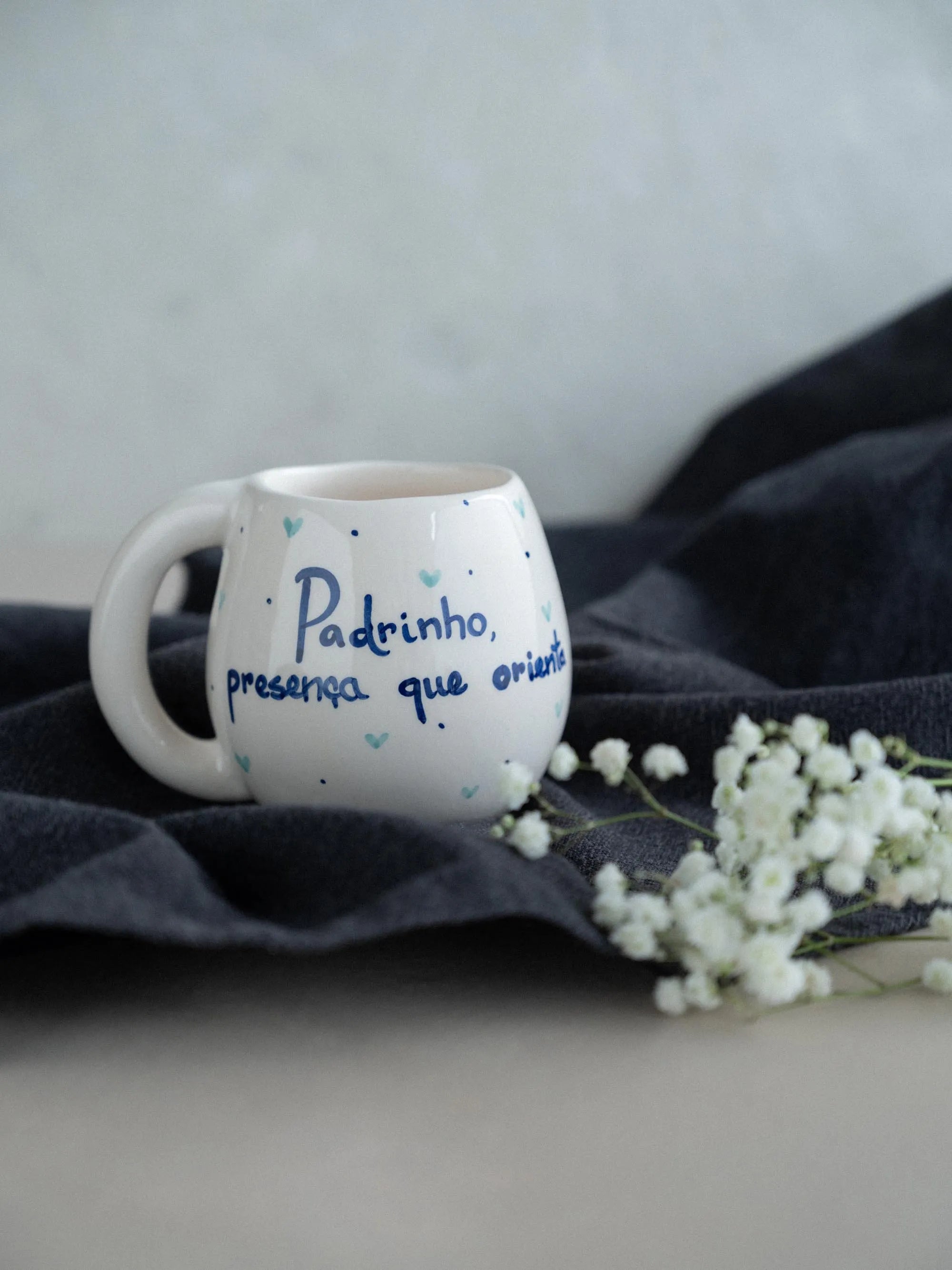 Caneca "Padrinho, presença que orienta"