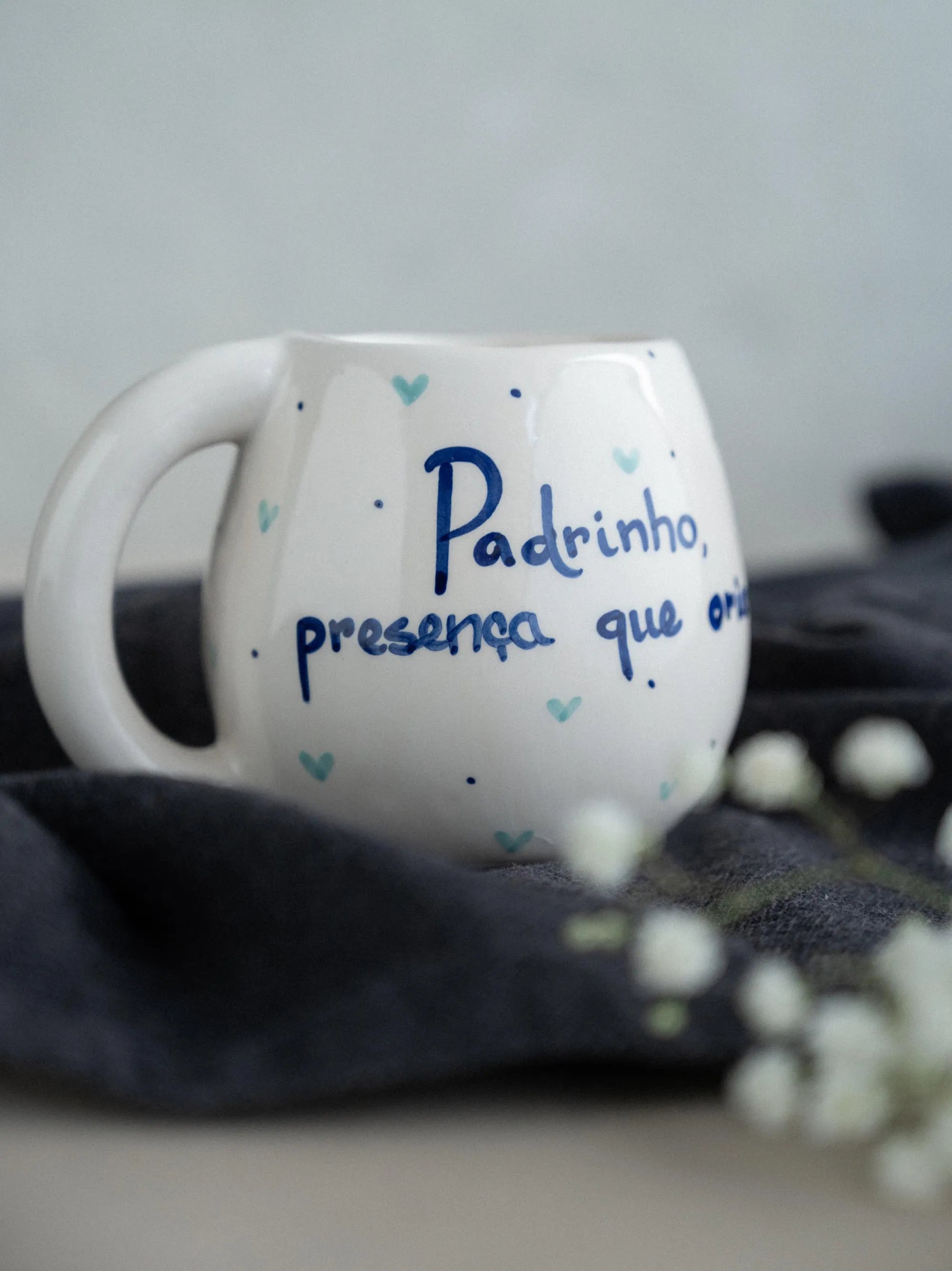 Caneca "Padrinho, presença que orienta"