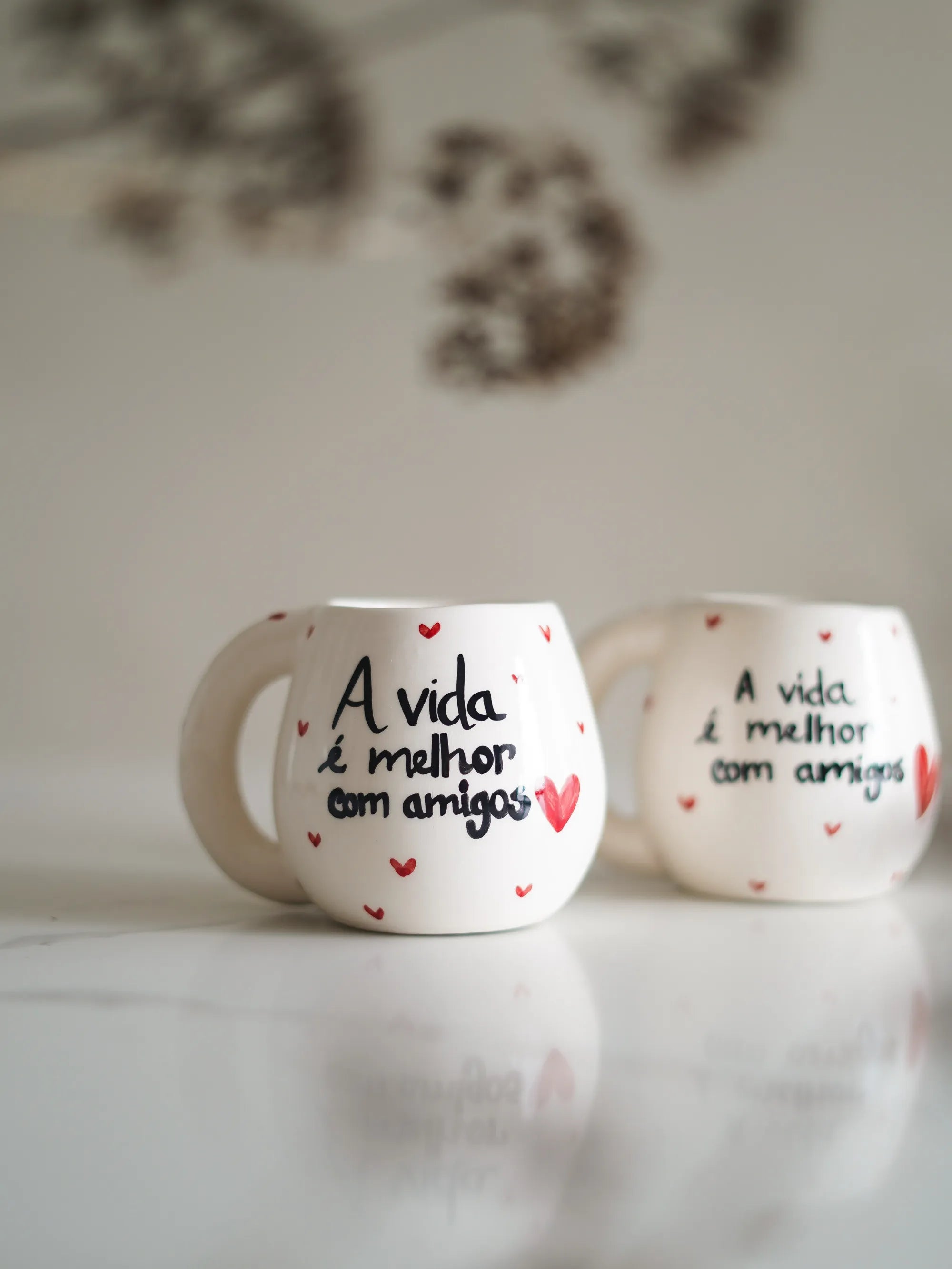 Caneca "A vida é melhor com amigos"