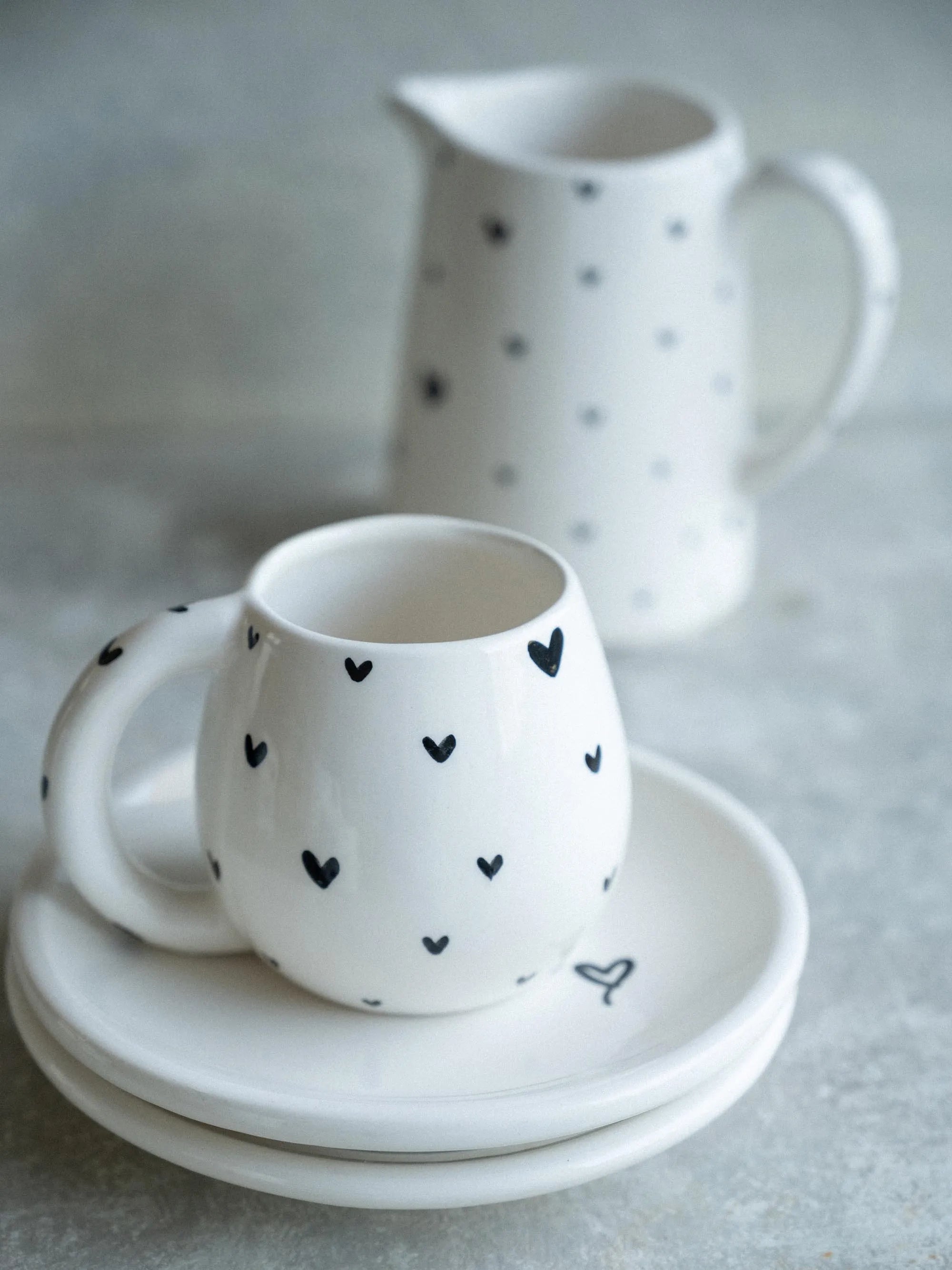 Conjunto "Pequeno-almoço a dois"