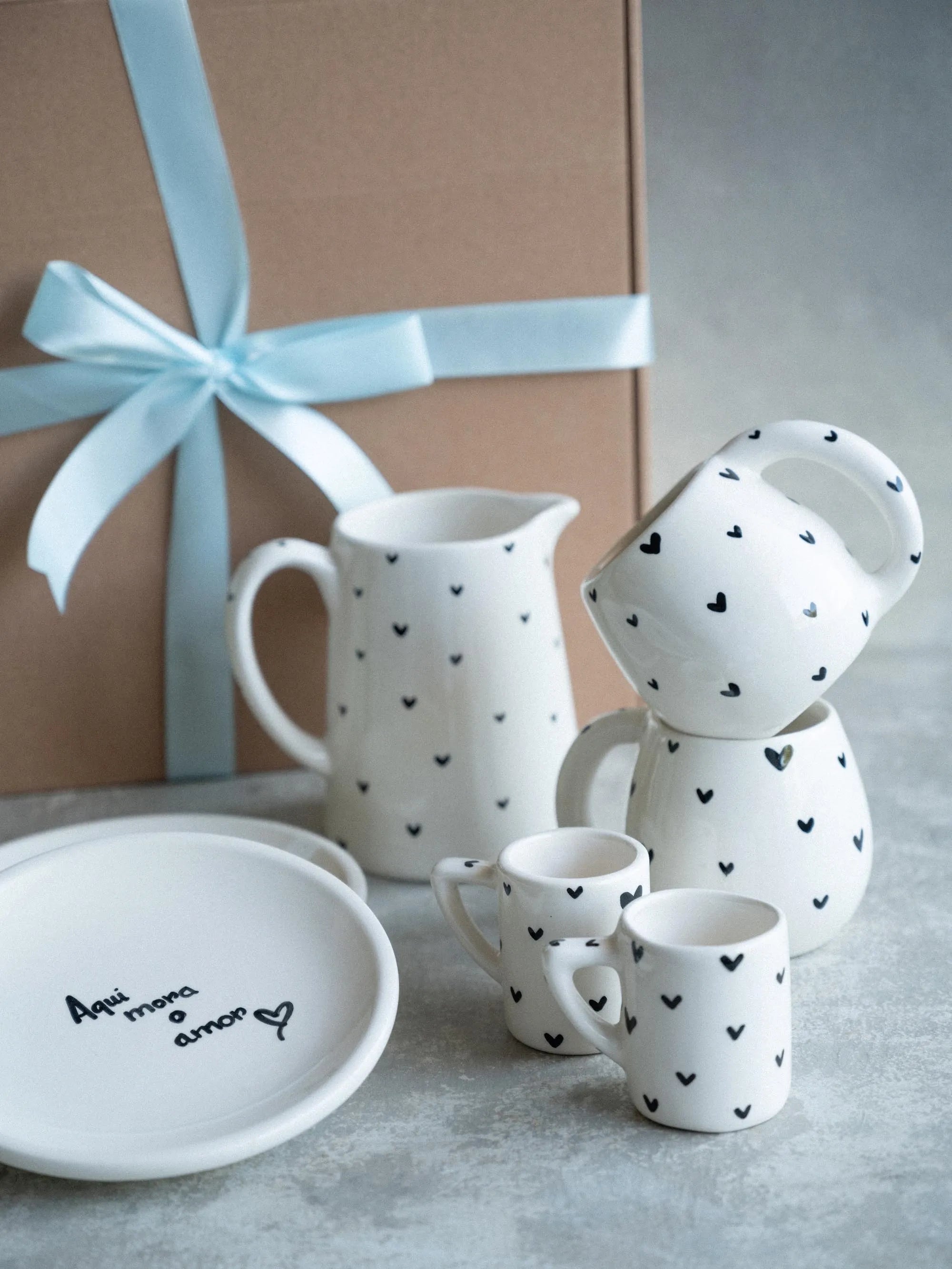 Conjunto "Pequeno-almoço a dois"
