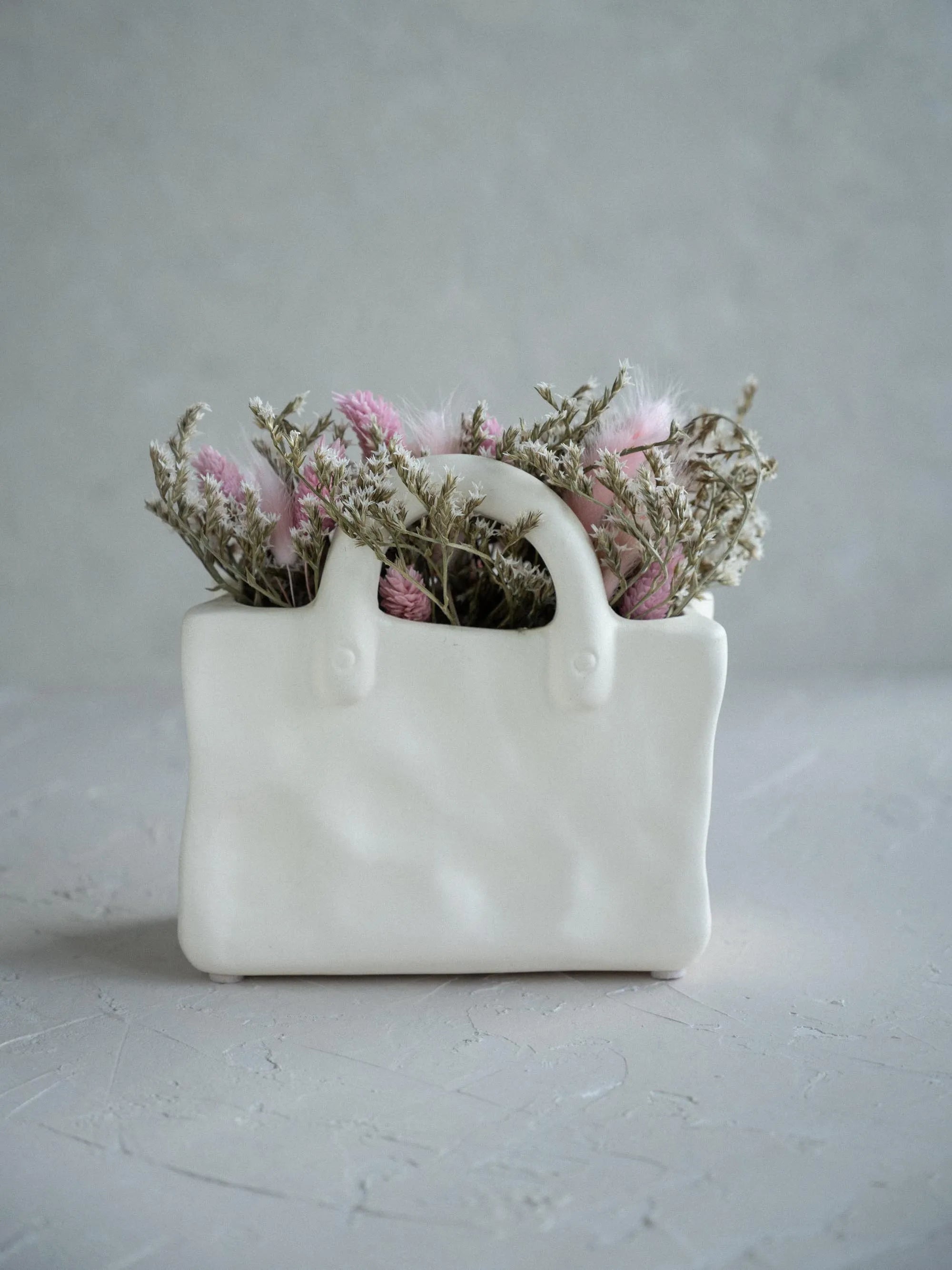 Jarra Cesta com flores